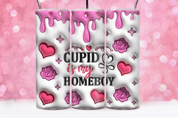 3D Inflated Cupid is My Homeboy Tumbler: A Fun, Flexible Design for Valentine’s and Beyond