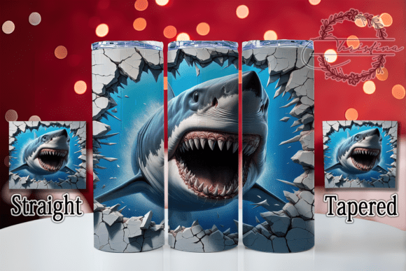 3D Ocean Shark Hole Tumbler: A Guide to Digital Drinkware Design