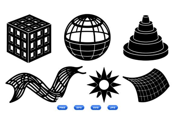 Abstract 3D Shape Clipart: A Strategic Asset for Modern Design