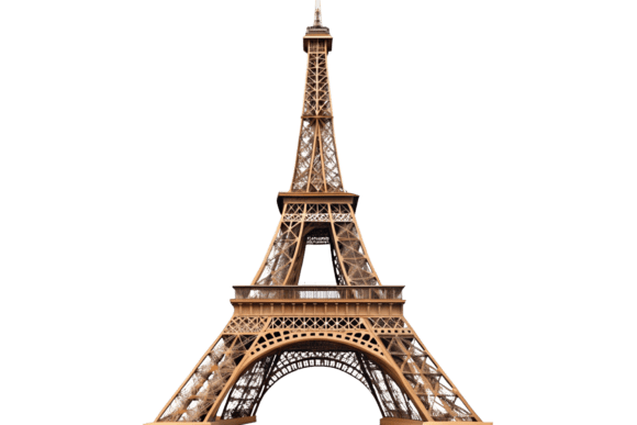 Eiffel Tower T-shirt 3D PNG: A Versatile Design Asset for Creative Projects