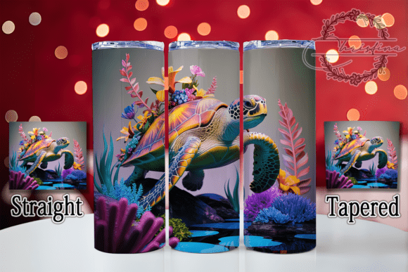 Evaluating the 3D Whimsical Sea Turtle Tumbler Design for Custom Drinkware