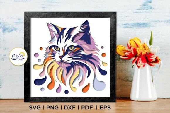 Exploring the 3D Cat Sunflower Shadow Box SVG and Its Creative Potential