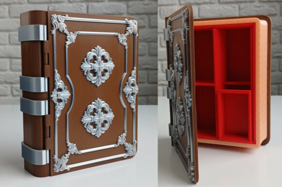 Transform Ordinary Spaces with the 📖 Book Secret Box – Hidden Storage 3D Model for 3D Print