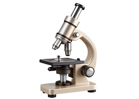 Unlock Creative Potential with Microscope 3D Animated PNG Graphics