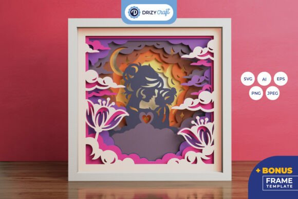 Where Love Grows 3D Shadow Box: A Creative Expression of Family Bonds