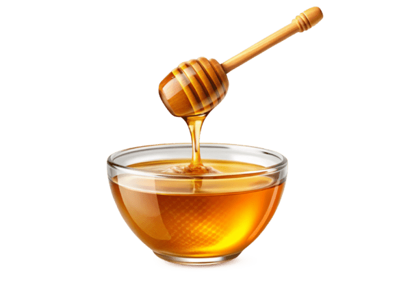 Wooden Honey Dipper with Honey 3D Icon – A Design Essential for Creative Projects